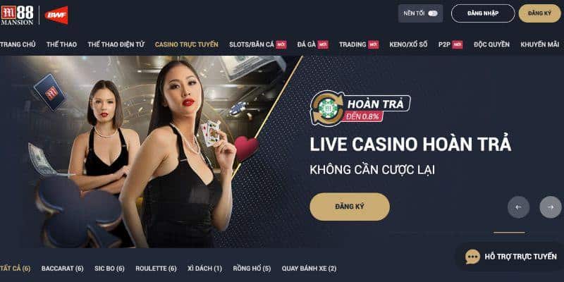Địa chỉ cassino chất lượng, minh bạch không thể thiếu cái tên M88